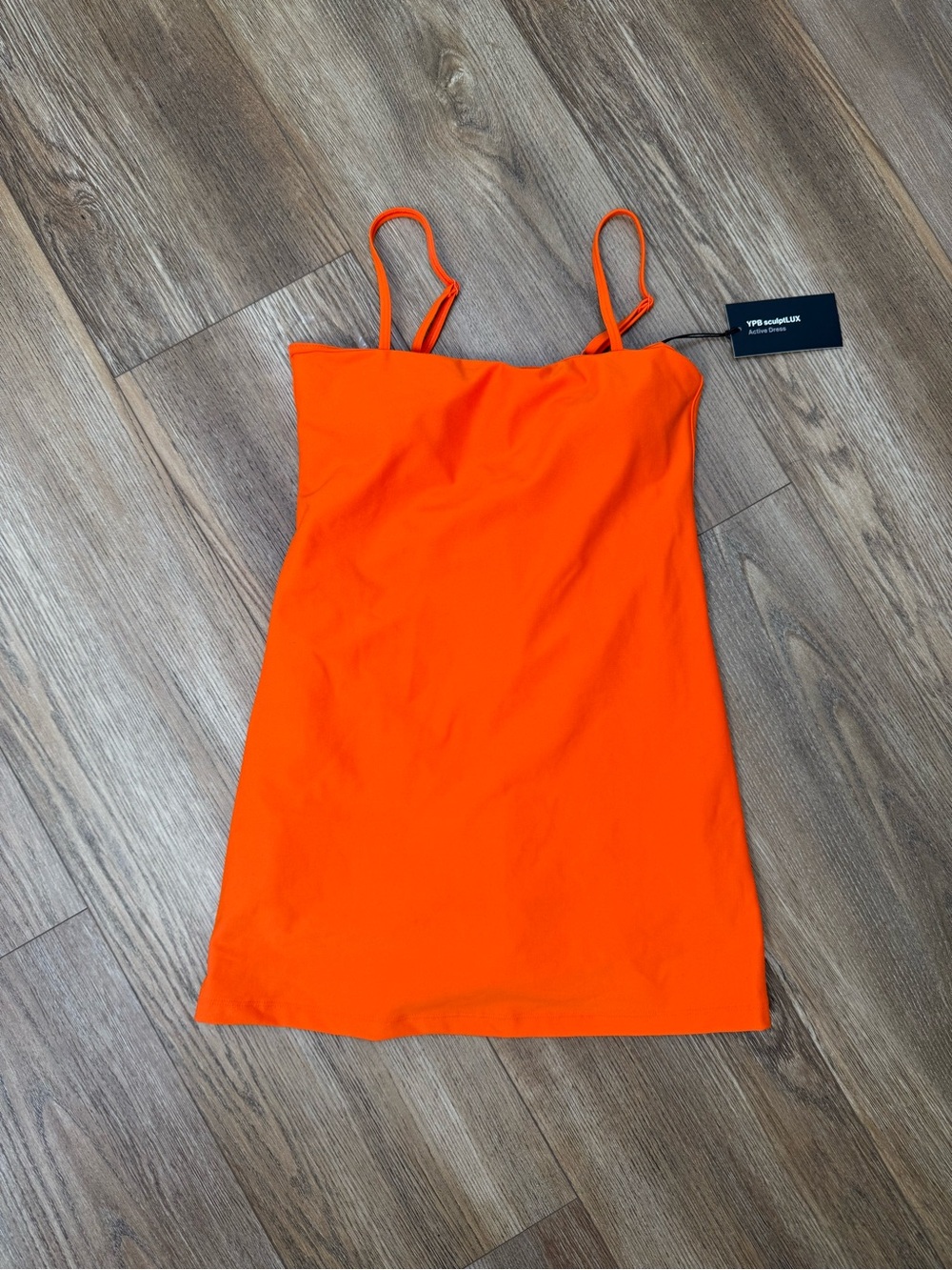 Abercrombie & Fitch Orange Spaghetti Strap Mini Dress